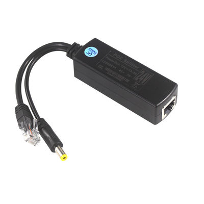 802.3Af 100Mbps 12V POE iniettore splitter jack industriale Dc 5525Mm
