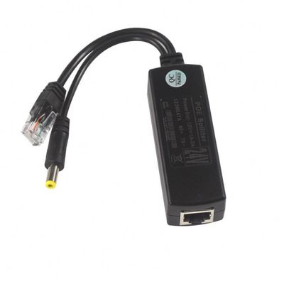 Iniezione di PoE impermeabile Splitter 100Mbps Sicurezza 12W Y Splitter Poe Adapter