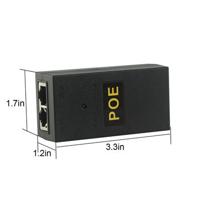 Adattatore di alimentazione POE per desktop personalizzabile 12v 24v 36v 48v 0.5a 1a 2a