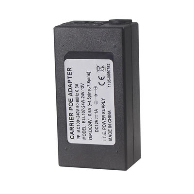 110V-240V 50-60Hz 24V 1A POE Injector Adapter per telecamere IP CCTV di sicurezza