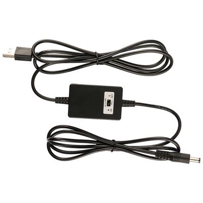 DC 5V a 9V 12V Step Up Converter Boost Module Buck USB AM a DC 5521MM Cavo con PVC