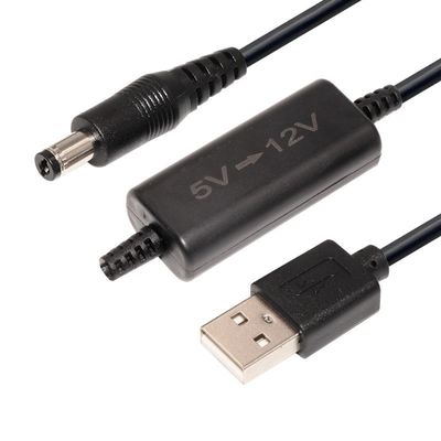 5V 12V DC Power USB Converter Cable con connettore USB 2.0 e conduttore di rame puro