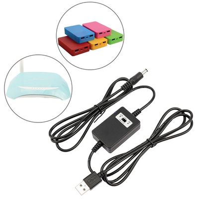 Corrente di uscita 2A 1.5m USB A Maschio a DC5521 Converter 12V DC a 5V/9V/12V Step Up Cable