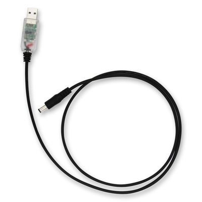Bianco 3A 2.1mm 5 Volt a 9 Volt USB Converter per cavo di tensione USB