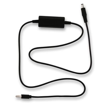 USB 2.0 connettore a corrente continua Jack maschio Buck corrente continua da 5V a 12V Step Up Converter Cable Set Tipo standard Bianco/Nero