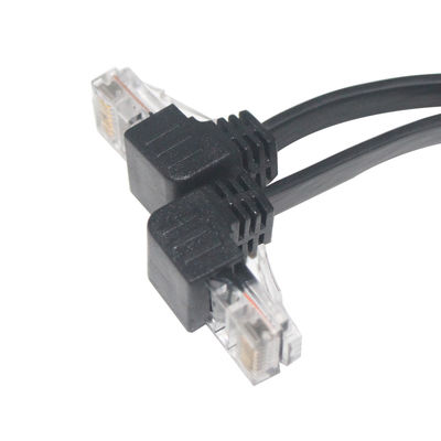 Cat5e/Cat6/Cat7/Cat8 Cavo LAN ad alta velocità RJ45 Cavo a patch da 90 gradi 1-10m