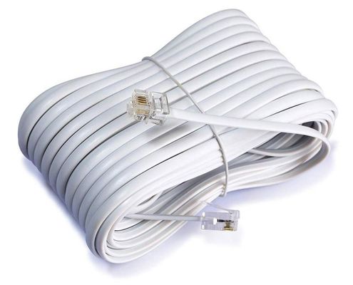 16MHz Cable di linea telefonica avvolto Cordo di telefono 24/26/28/30AWG