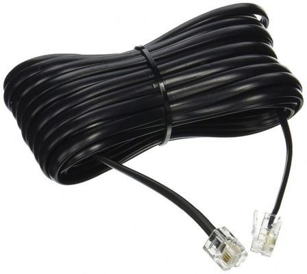 16MHz Cable di linea telefonica avvolto Cordo di telefono 24/26/28/30AWG