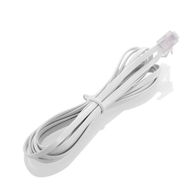 1.5M 5ft 4P4C RJ11 cavo ricevitore telefonico cavo telefonico ricci lungo