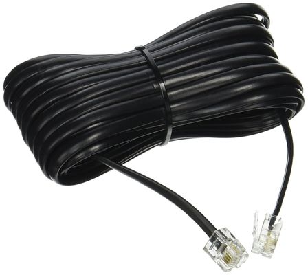 1 metro 24AWG Telefono Flat Cable Telefono Patch Cord RJ12 a RI12 6P6C