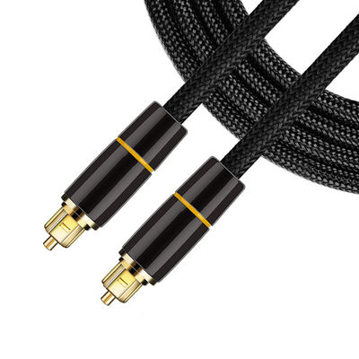 Cable audio in fibra ottica placcata in oro a modalità singola 24k per interfaccia digitale