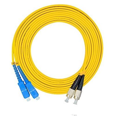 10ft Fibra Ottica Patch Cord Con Lc Fc St Os2 9-125Um 2Core SC Maschio Adapter