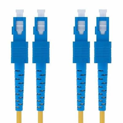 Cavo di patch in fibra ottica da SC a SC a modalità singola 9/125um Giallo