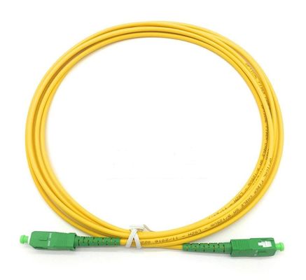 Cable a fibra ottica in modalità singola Simplex Fiber Jumper Cables10ft SC To SC Connector
