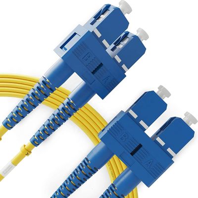 9/125Um Multi Mode Fiber Optical Patch Cord Sc Maschio a Sc Femminile personalizzato
