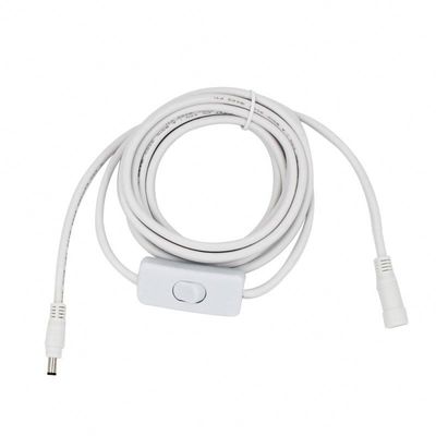 Cable di estensione 12V DC 5.5*2.5 mm maschio a femmina con interruttore 120cm
