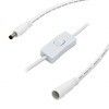 Cable di estensione 12V DC 5.5*2.5 mm maschio a femmina con interruttore 120cm