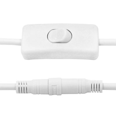 Cavo di prolunga CC 12V 5,5x2,5mm da maschio a femmina con interruttore 120cm