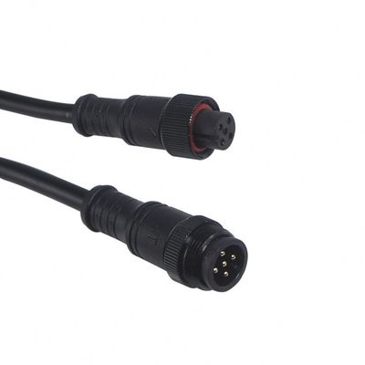 4pin 5pin 6pin rettangolare maschio innesco vite M8 connettore impermeabile 60cm IP65 IP66