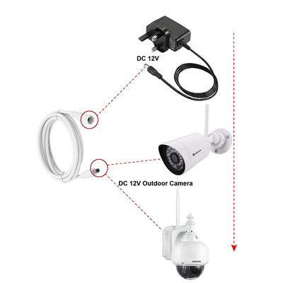 Cable di alimentazione a corrente continua da maschio a femmina personalizzabile con connettore Jack Socket