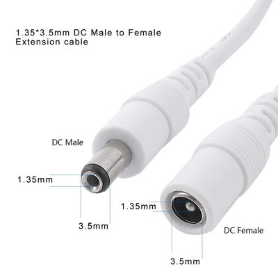 Cable di alimentazione a corrente continua da maschio a femmina personalizzabile con connettore Jack Socket