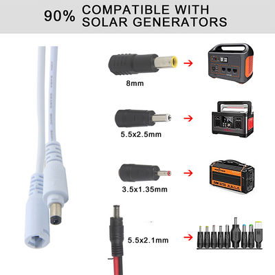 Cavo di estensione 12V 24V DC 5.5x2.1mm 5.5x2.5mm Femminile Cavo di alimentazione DC per telecamere di sorveglianza