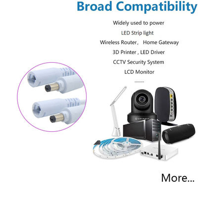 Cavo di alimentazione 12V 24V DC 5.5x2.1mm 5.5x2.5mm per telecamere CCTV