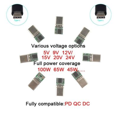 20V 15V 9V 5V PD Cable di ricarica USB Tipo C 3.1 Maschio a DC Maschio 5521 5525mm connettore