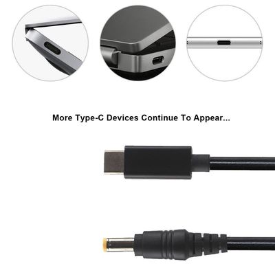 20V 15V 9V 5V PD Cable di ricarica USB Tipo C 3.1 Maschio a DC Maschio 5521 5525mm connettore