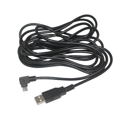 Cable di dati Micro-USB nero per fotocamera e MP3 1m 1.5m Protezione a treccia