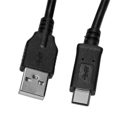 Cable di ricarica veloce tipo C a schermo di foglio bianco/nero 1m/3m