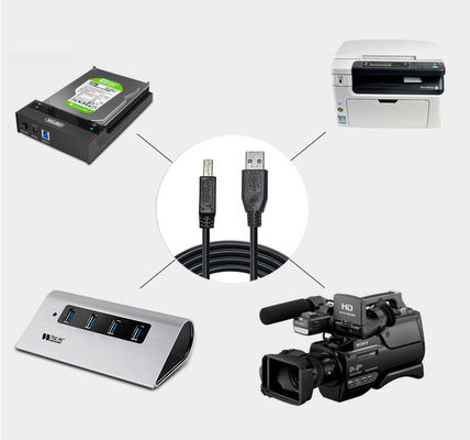 Caricabatterie veloci USB A maschio a USB B maschio cavo di estensione USB 3.0
