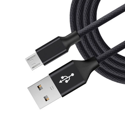Cable micro USB 1m 1,2m per telefono cellulare nero/bianco