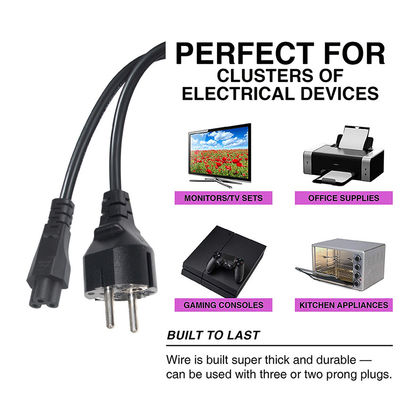 1.8M VDE CEE 77 UE a C5 Cable di alimentazione per computer portatile