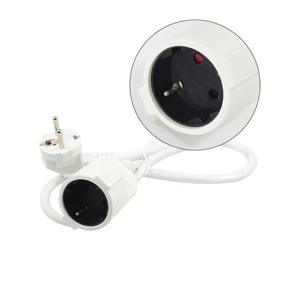 Cavo di prolunga con spina EU H05VV-F 3G0.75mm2 Nero Cavo di alimentazione industriale