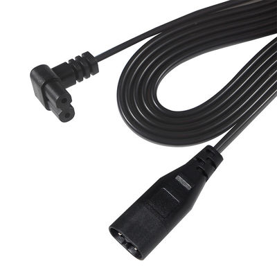 0.5M VDE 250V 2.5A H03VVH2-F 0.75MM2 2 core cavo di estensione di alimentazione C7 a C8