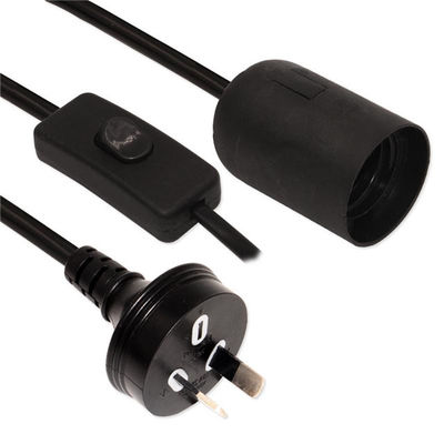 Edison Lamp Socket AC Electric Extension Wire Dimmer Light Bulb Set per l'Australia Lampada di sale
