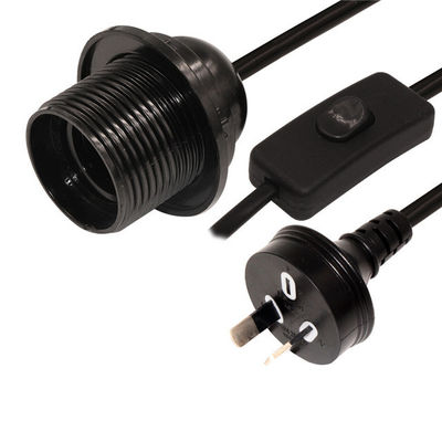 Edison Lamp Socket AC Electric Extension Wire Dimmer Light Bulb Set per l'Australia Lampada di sale