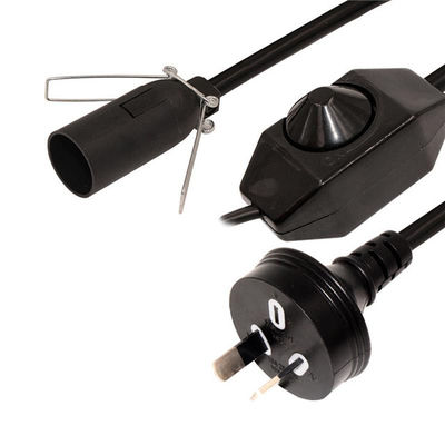 Edison Lamp Socket AC Electric Extension Wire Dimmer Light Bulb Set per l'Australia Lampada di sale