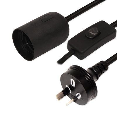 Edison Lamp Socket AC Electric Extension Wire Dimmer Light Bulb Set per l'Australia Lampada di sale
