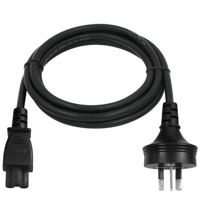 Apparecchio domestico Pure Cooper 10A Cable di estensione Saa Australia Zelanda Male Plug To Iec C5