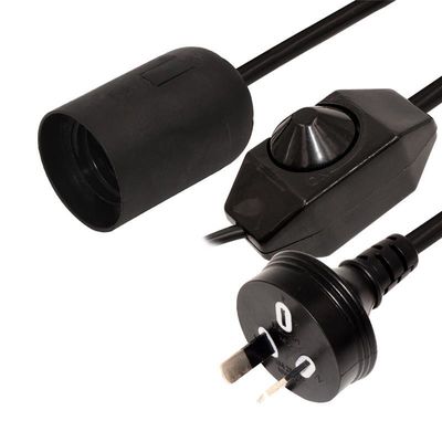 Cavo H03VVh2-F 2G*0.75mm2 Dimmer per lampada salina e cavo di alimentazione E14 con spina Australia