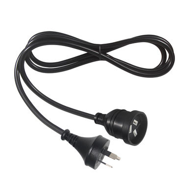 Australia Plug H05vv-f 3g 3*0.5mm2/0.75mm2 IEC Connector Power Cord con doppia femmina