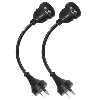 Australia Plug H05vv-f 3g 3*0.5mm2/0.75mm2 IEC Connector Power Cord con doppia femmina