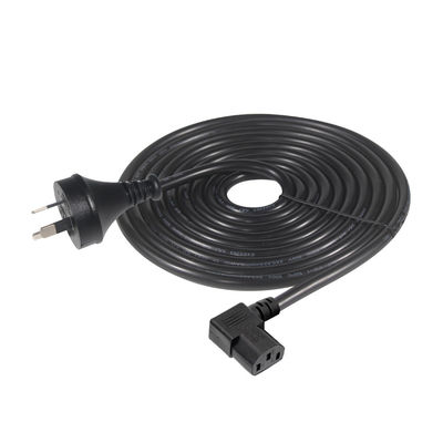 90 gradi angolo retto C13 a SAA 3Pin cavo di alimentazione H05VV-F 3G*0.75mm2 1.2M per monitor PC