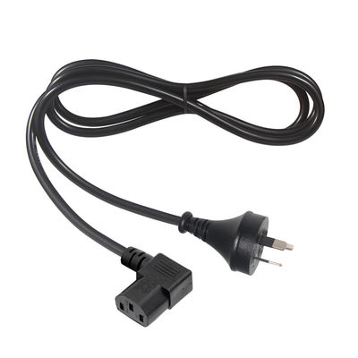 90 gradi angolo retto C13 a SAA 3Pin cavo di alimentazione H05VV-F 3G*0.75mm2 1.2M per monitor PC