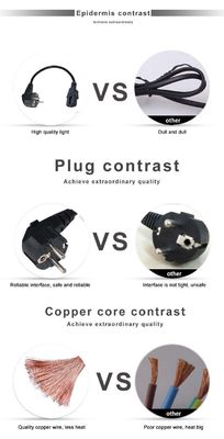 Cable di alimentazione a presa di blocco Pse Pdu con connettore Schuko CEE 77 a IEC15 ricaricabile
