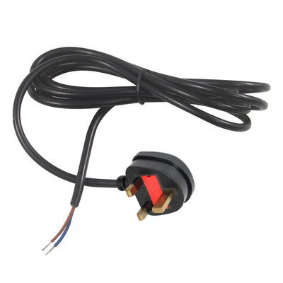 H05vv-f 3*0,5mm2/0,75mm2 IEC Female End Type UK 3 Prong Cable for Desktop PDU Connector