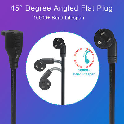 Corde di estensione impermeabile esterno 3 presa di corrente NEMA Maschio a 3 Femminile 515R