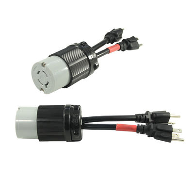 NEMA 5-15P a L14-20C 1ft 14/3 cavo di estensione con ROHS USA CE